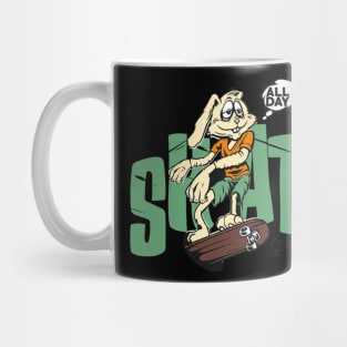 Bunny Skater Mug